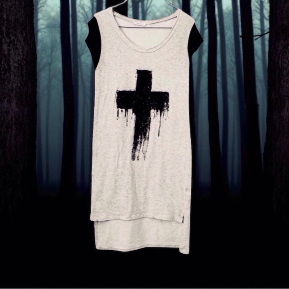 VINTAGE Rare Goth Sweatshirt Dress Grunge Witchcore witchy goth - Picture 9 of 9